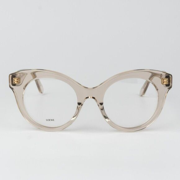 Loewe CURVY Men Eyeglasses Brown Round LW50074I 057 NEW AUTHENTIC